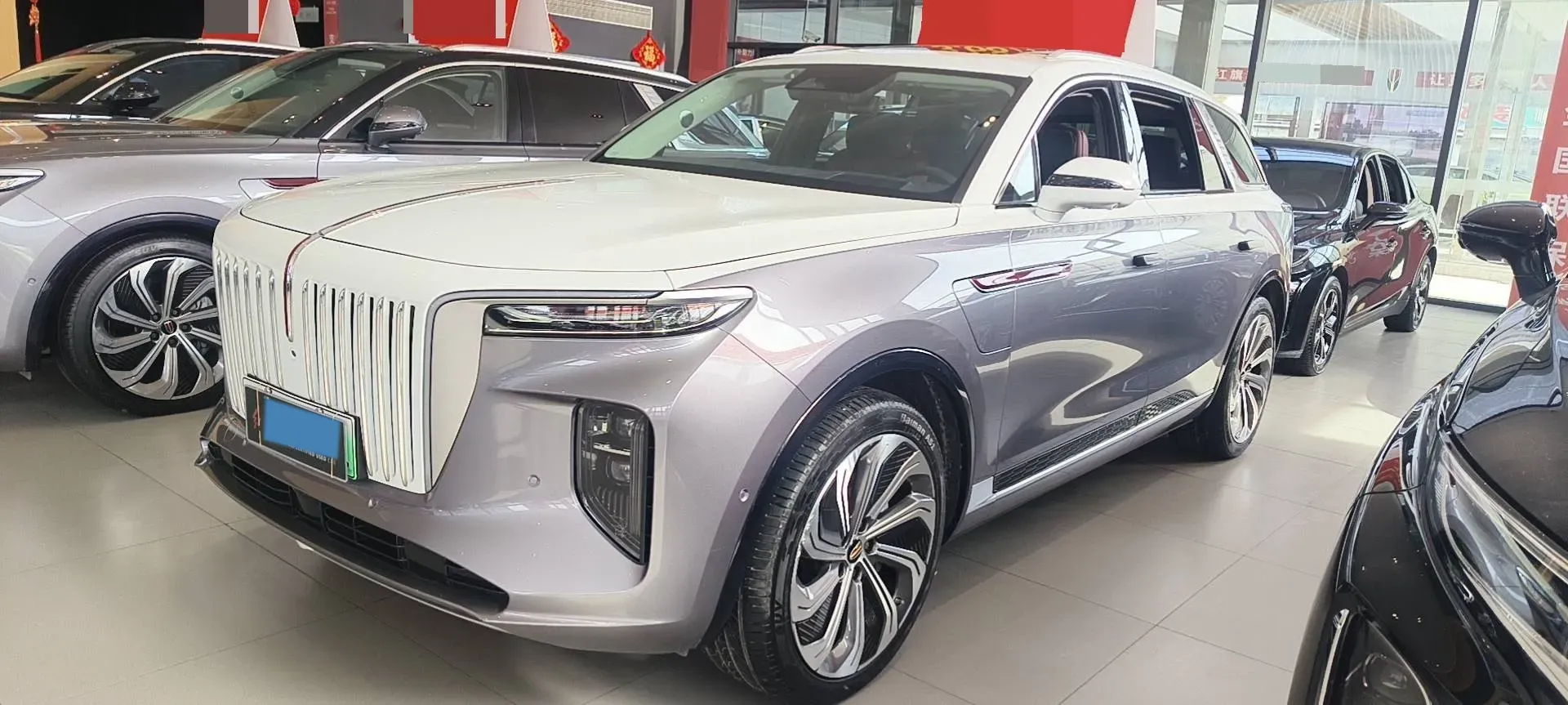 2022 HongQi E-HS9 BEV 120KWH,autocango,china used car exporter,china ev exporter,chinese used car exporter,chinese used ev exporter