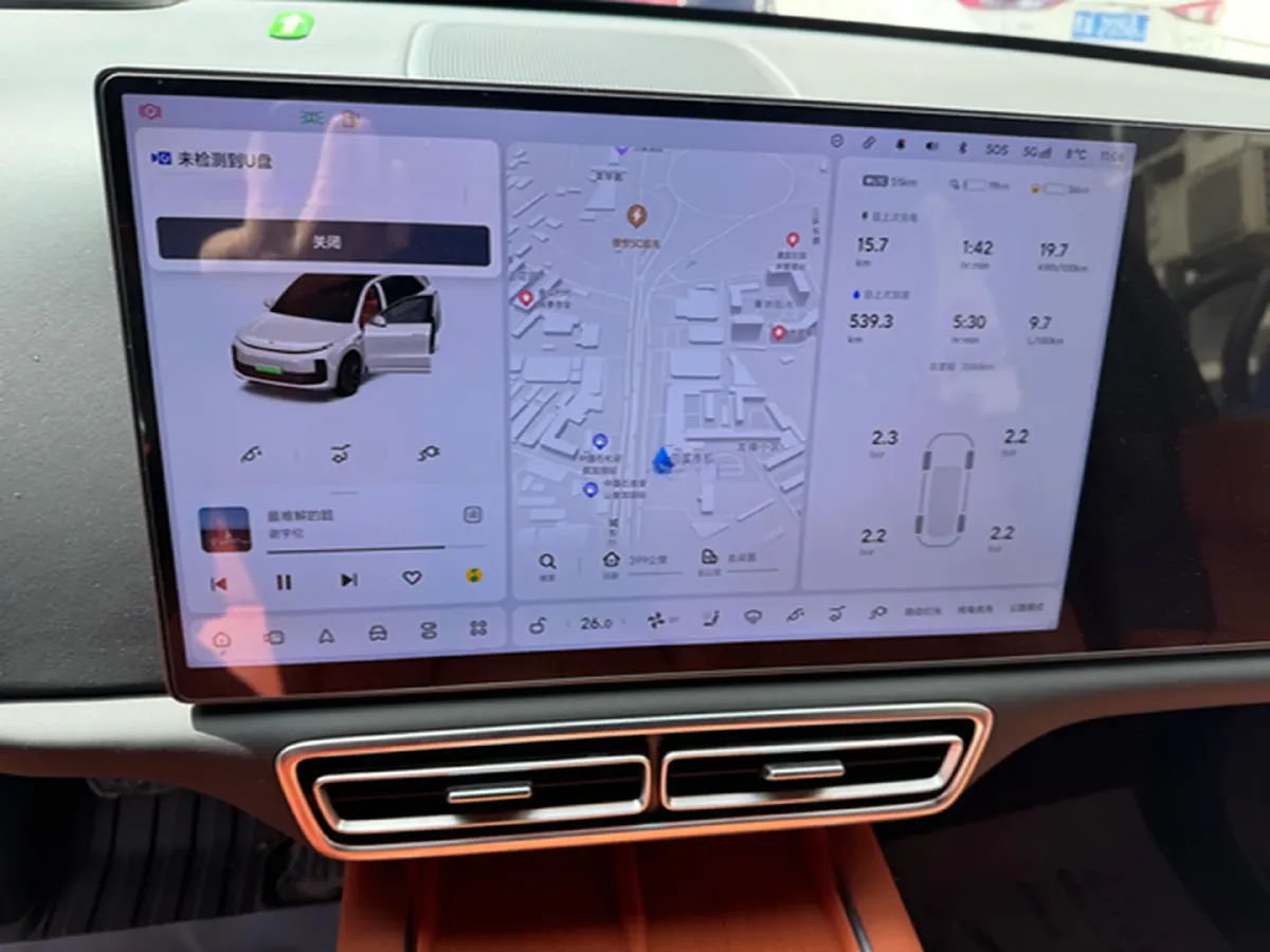 2024 Li L6 Range Extended 154HP L4 REEV 36.8KWH,autocango,china used car exporter,china ev exporter,chinese used car exporter,chinese used ev exporter