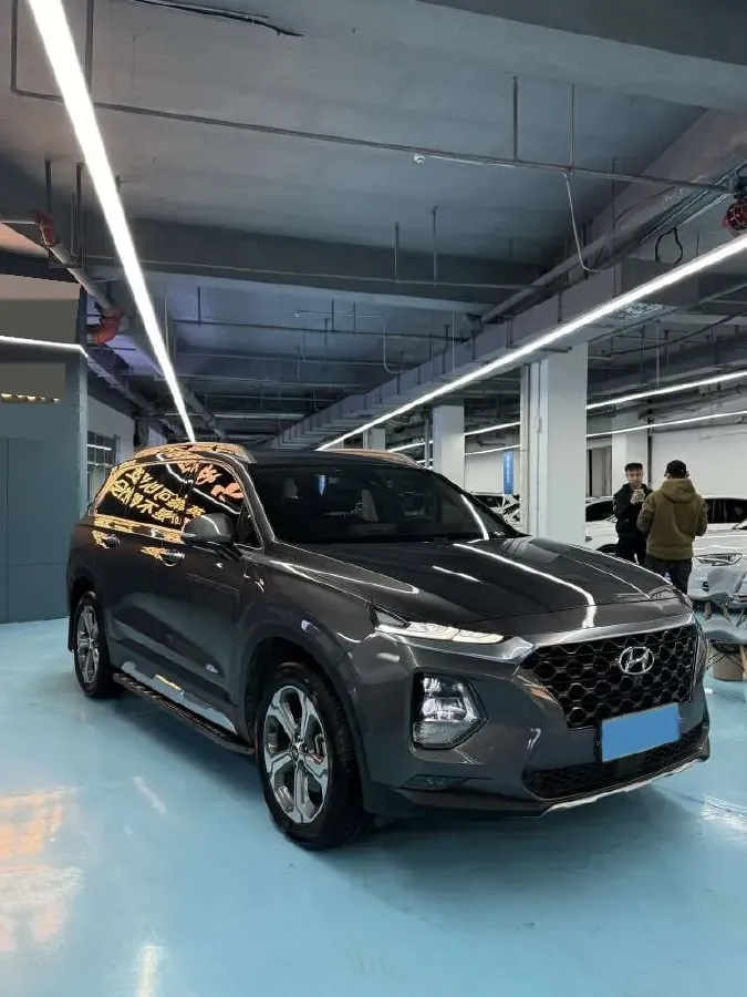 2019 Hyundai Santafe 2.0T 240HP L4 8AT,autocango,china used car exporter,china ev exporter,chinese used car exporter,chinese used ev exporter