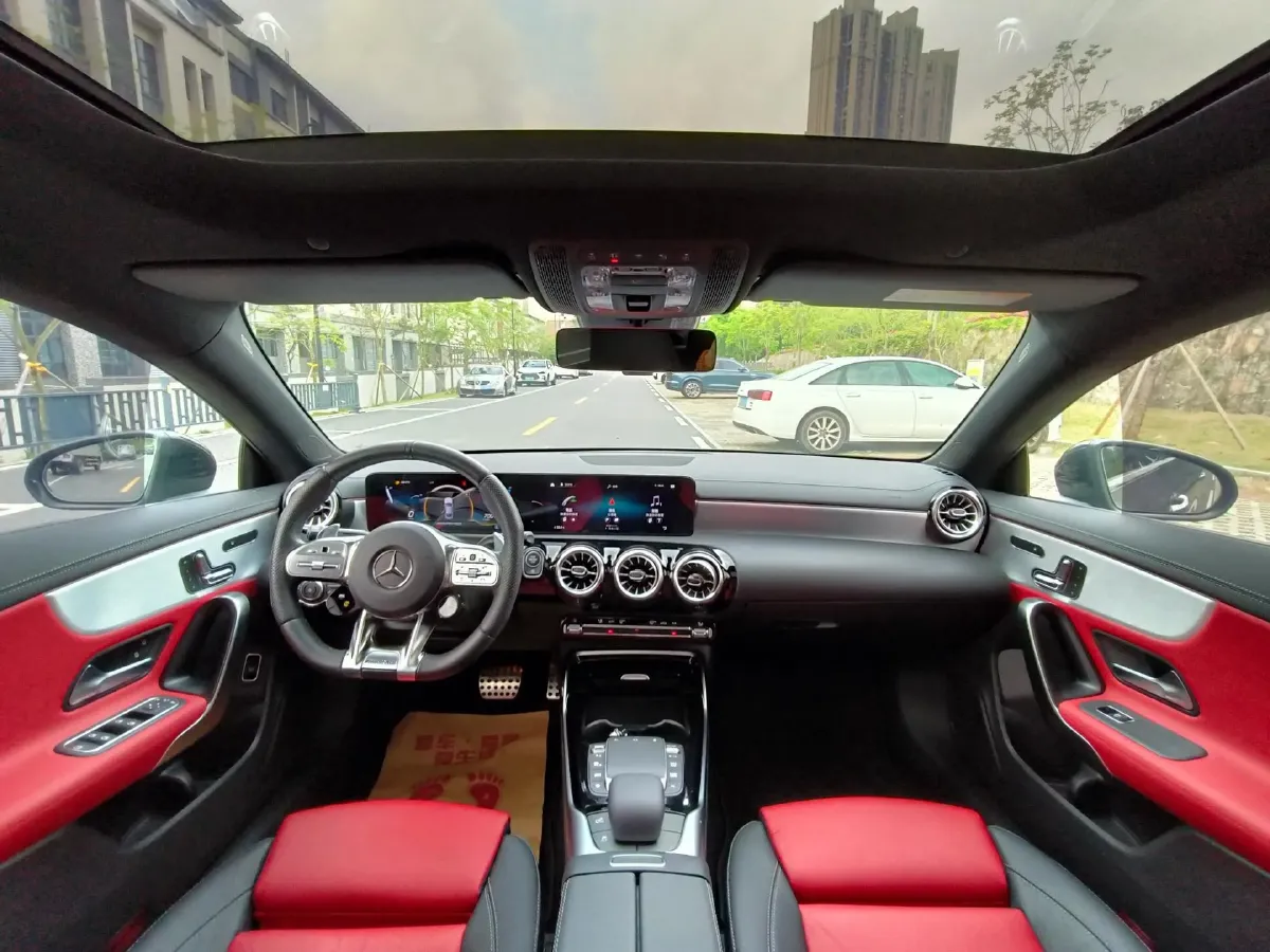 2021 Mercedes-Benz CLA AMG 2.0T 306HP L4 7DCT,autocango,china used car exporter,china ev exporter,chinese used car exporter,chinese used ev exporter