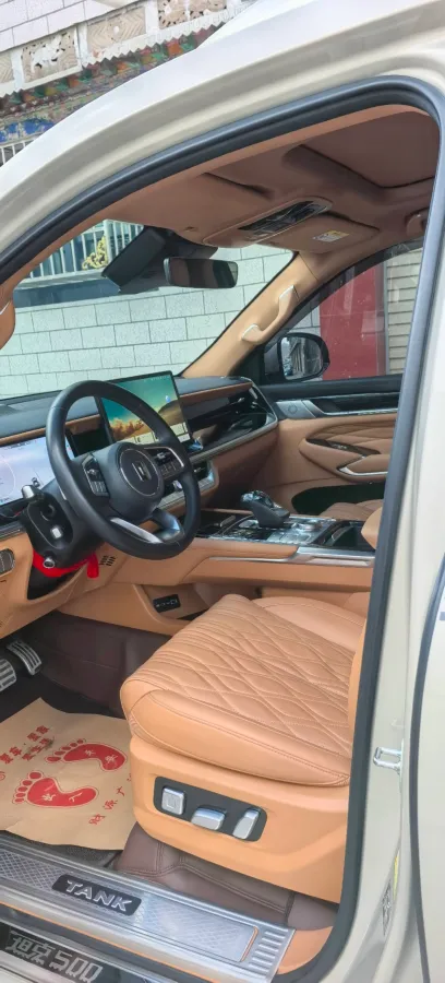 2023 Tank 500 2.0T 252HP L4 9AT PHEV 37.1KWH,autocango,china used car exporter,china ev exporter,chinese used car exporter,chinese used ev exporter