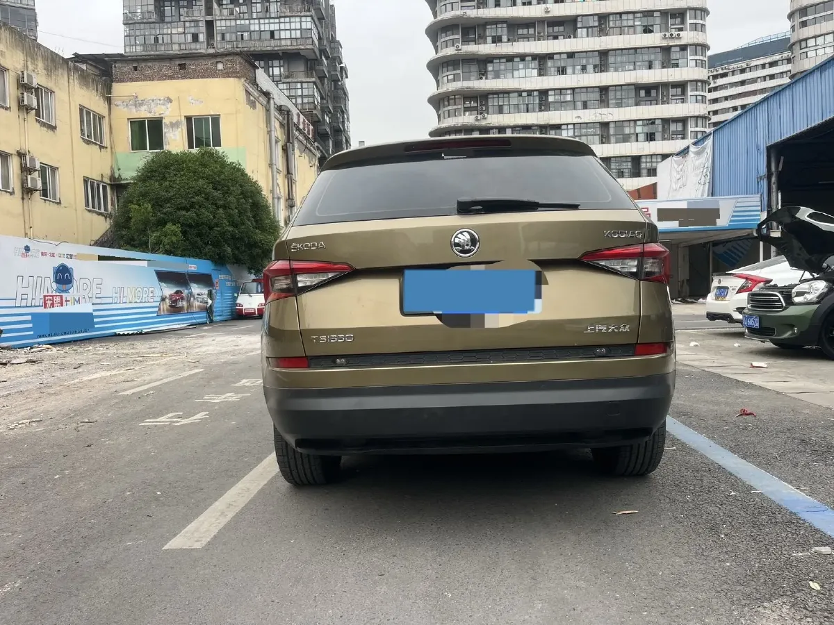 2017 Skoda Kodiak 1.8T 180HP L4 7DCT,autocango,china used car exporter,china ev exporter,chinese used car exporter,chinese used ev exporter