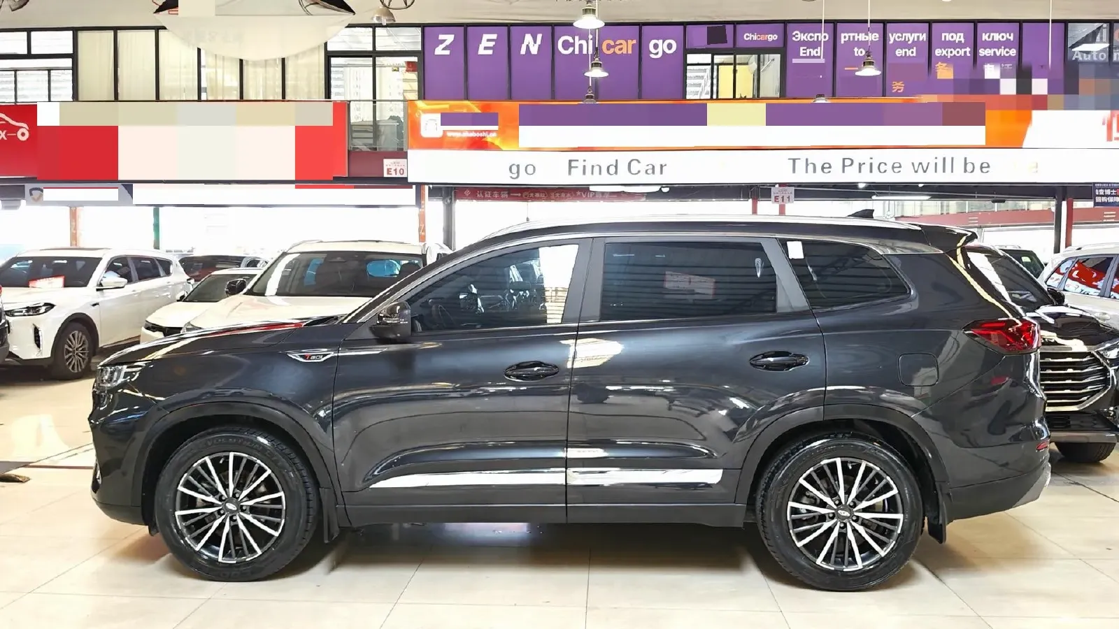 2021 Chery Tiggo 8 Plus 1.6T 197HP L4 7DCT,autocango,china used car exporter,china ev exporter,chinese used car exporter,chinese used ev exporter