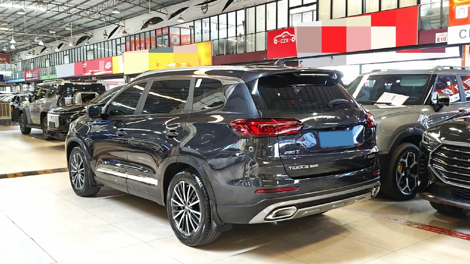 2021 Chery Tiggo 8 Plus 1.6T 197HP L4 7DCT,autocango,china used car exporter,china ev exporter,chinese used car exporter,chinese used ev exporter