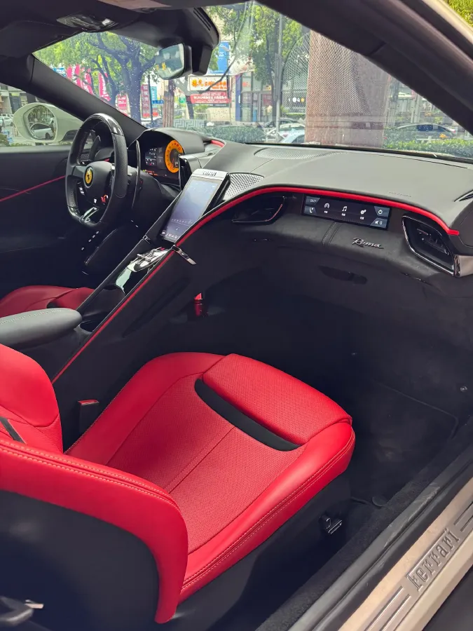 2020 Ferrari Roma 3.9T 620HP V8 8DCT,autocango,china used car exporter,china ev exporter,chinese used car exporter,chinese used ev exporter