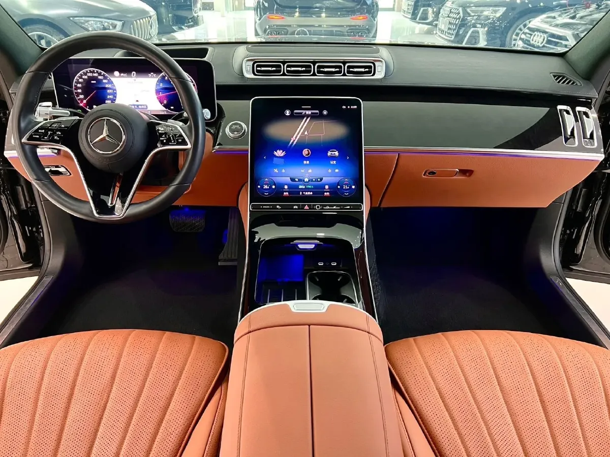 2022 Mercedes-Benz S Class 2.5T 313HP L6 9AT,autocango,china used car exporter,china ev exporter,chinese used car exporter,chinese used ev exporter