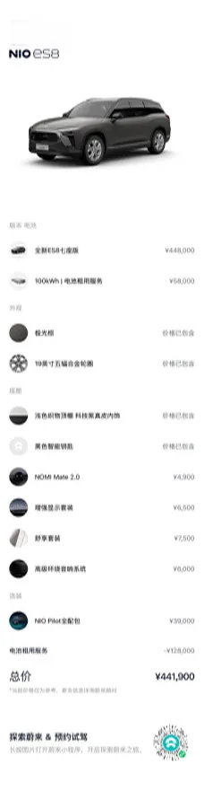 2020 NIO ES8 BEV 84KWH,autocango,china used car exporter,china ev exporter,chinese used car exporter,chinese used ev exporter