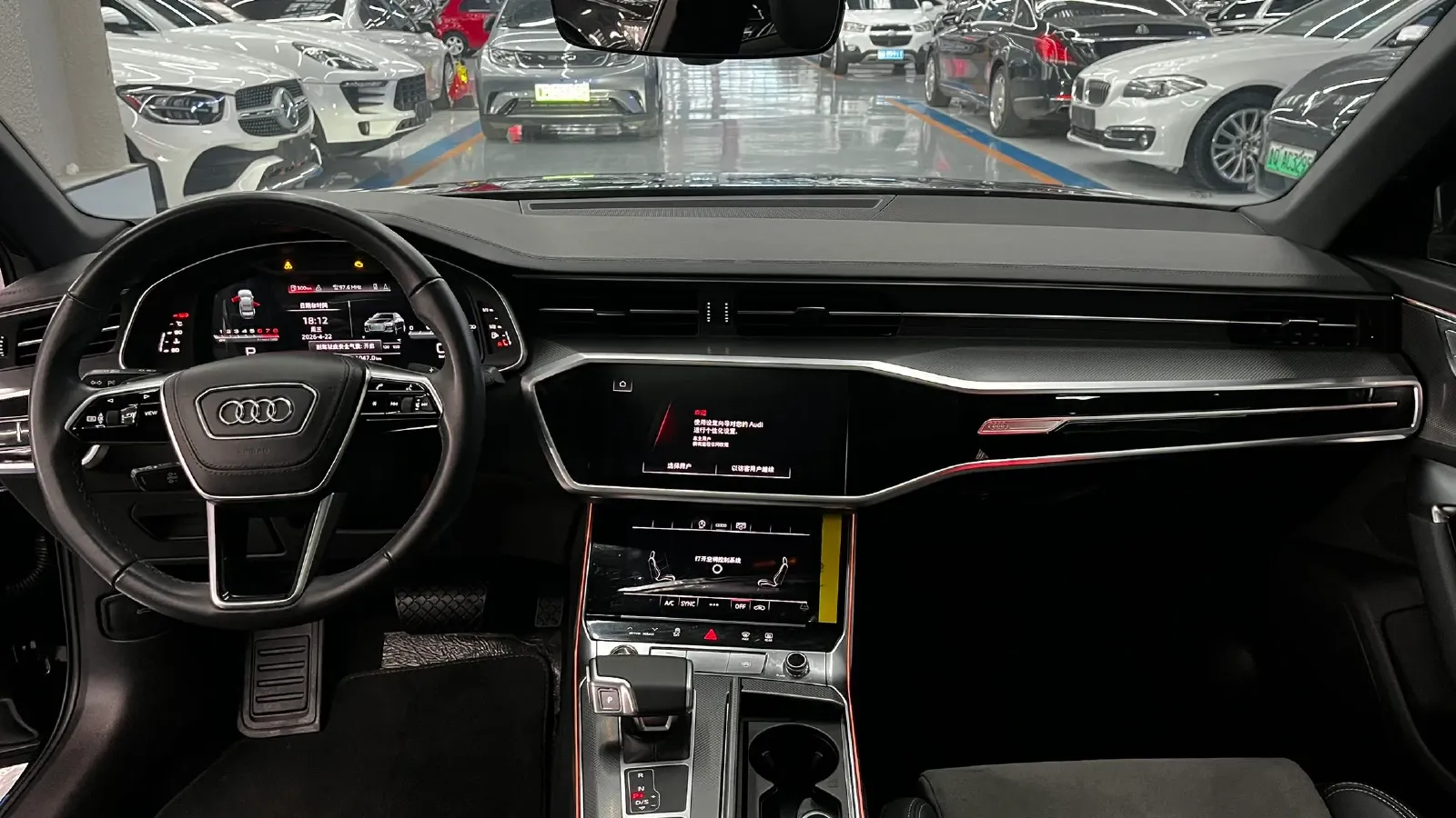 2024 Audi A6L 2.0T 190HP L4 7DCT,autocango,china used car exporter,china ev exporter,chinese used car exporter,chinese used ev exporter