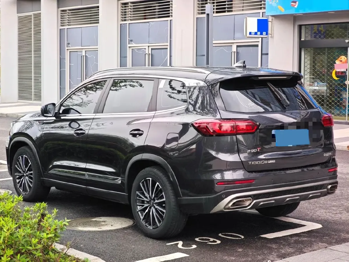 2021 Chery Tiggo 8 Plus 1.6T 197HP L4 7DCT,autocango,china used car exporter,china ev exporter,chinese used car exporter,chinese used ev exporter