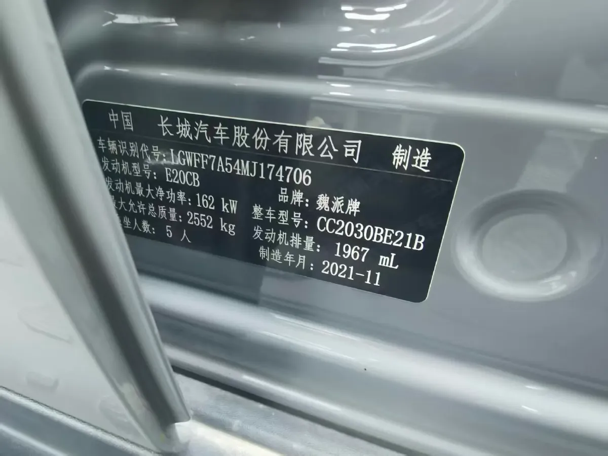 2021 Tank 300 2.0T 227HP L4 8AT,autocango,china used car exporter,china ev exporter,chinese used car exporter,chinese used ev exporter