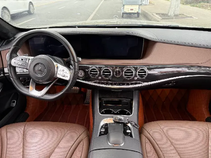 2020 Mercedes-Benz S Class 3.0T 367HP L6 9AT,autocango,china used car exporter,china ev exporter,chinese used car exporter,chinese used ev exporter