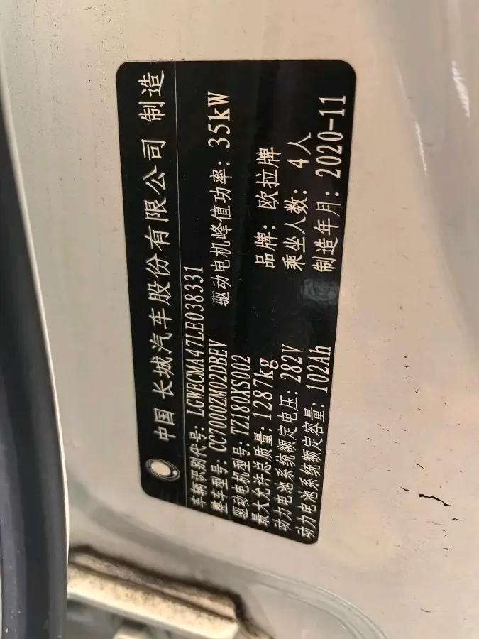 2021 Ora BlackCat BEV 28.5KWH,autocango,china used car exporter,china ev exporter,chinese used car exporter,chinese used ev exporter