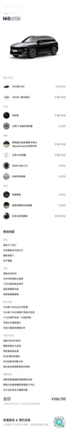 2025 NIO ES6 BEV,autocango,china used car exporter,china ev exporter,chinese used car exporter,chinese used ev exporter