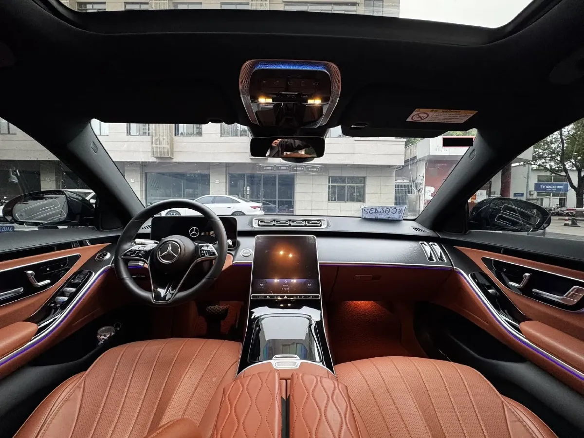 2022 Mercedes-Benz S Class 2.5T 313HP L6 9AT,autocango,china used car exporter,china ev exporter,chinese used car exporter,chinese used ev exporter