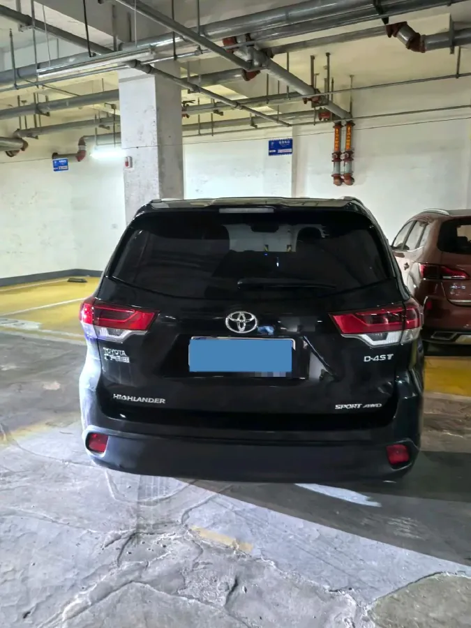 2018 Toyota Highlander 2.0T 220HP L4 6AT,autocango,china used car exporter,china ev exporter,chinese used car exporter,chinese used ev exporter