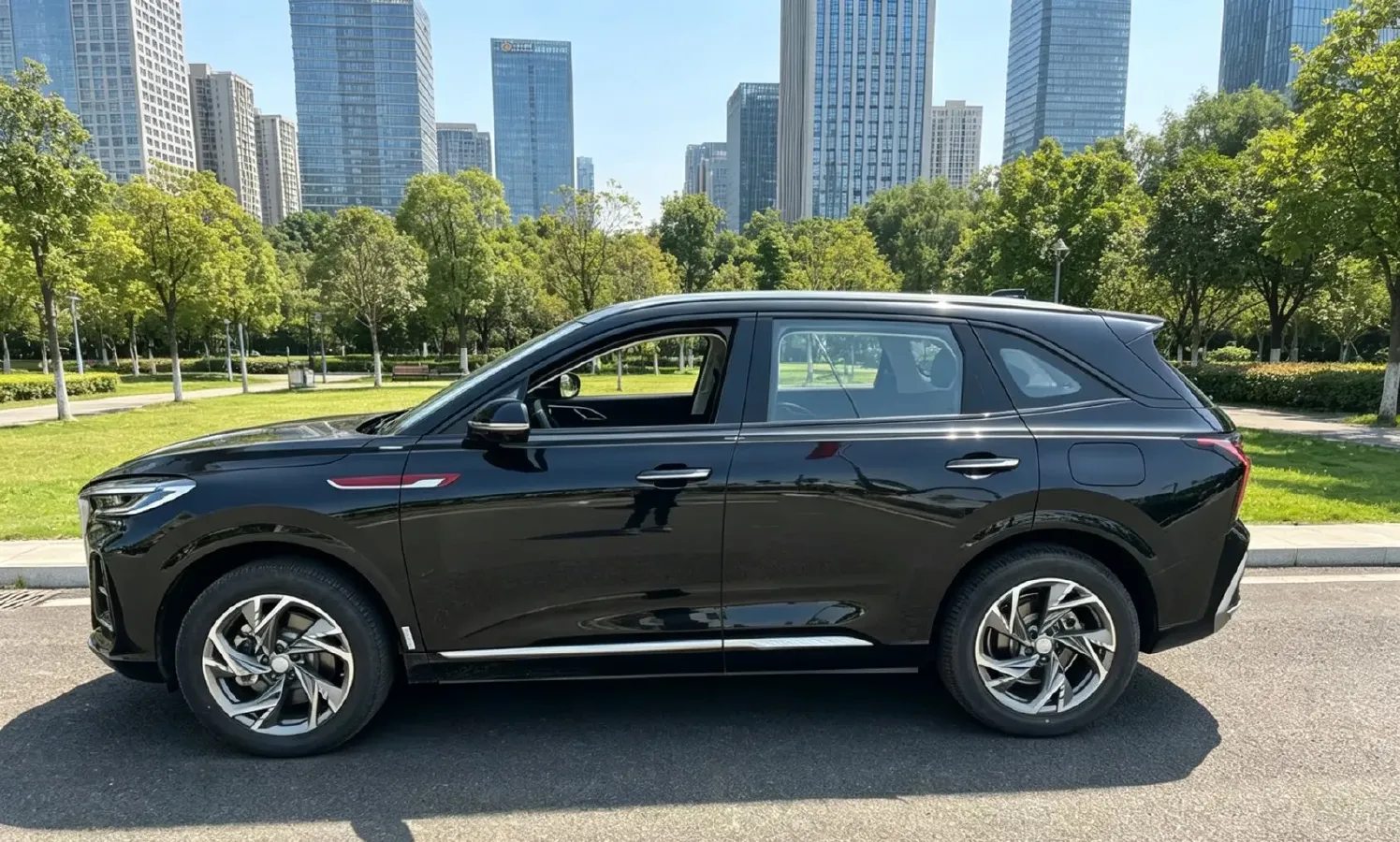 2024 HongQi HS3 1.5T 169HP L4 1DHT PHEV 18.4KWH,autocango,china used car exporter,china ev exporter,chinese used car exporter,chinese used ev exporter