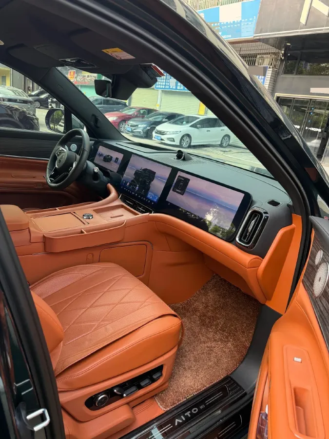 2024 AITO AITO M9 1.5T 152HP L4 REEV 42KWH,autocango,china used car exporter,china ev exporter,chinese used car exporter,chinese used ev exporter