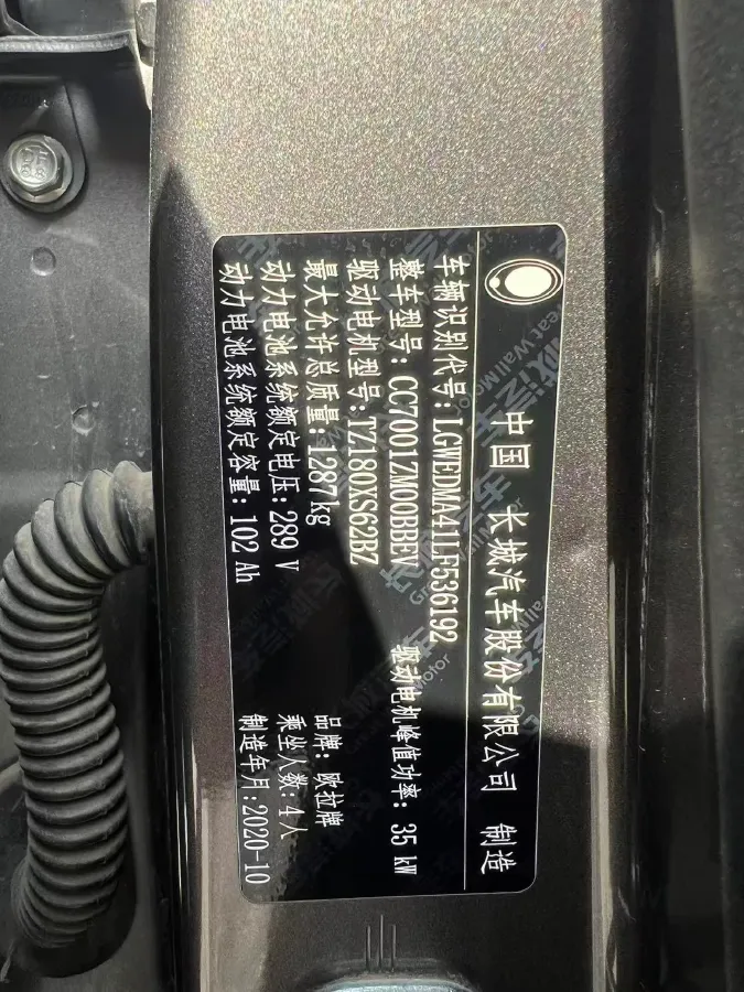 2020 Ora WhiteCat BEV 29.4KWH,autocango,china used car exporter,china ev exporter,chinese used car exporter,chinese used ev exporter