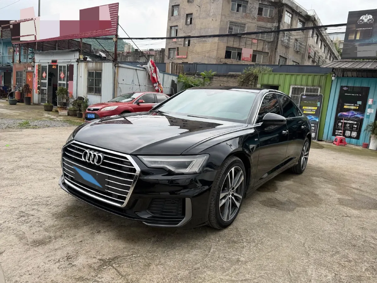 2021 Audi A6L 2.0T 190HP L4 7DCT,autocango,china used car exporter,china ev exporter,chinese used car exporter,chinese used ev exporter