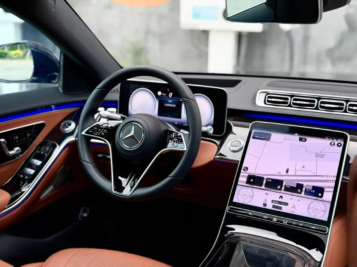 2023 Mercedes-Benz S Class 2.5T 313HP L6 9AT,autocango,china used car exporter,china ev exporter,chinese used car exporter,chinese used ev exporter