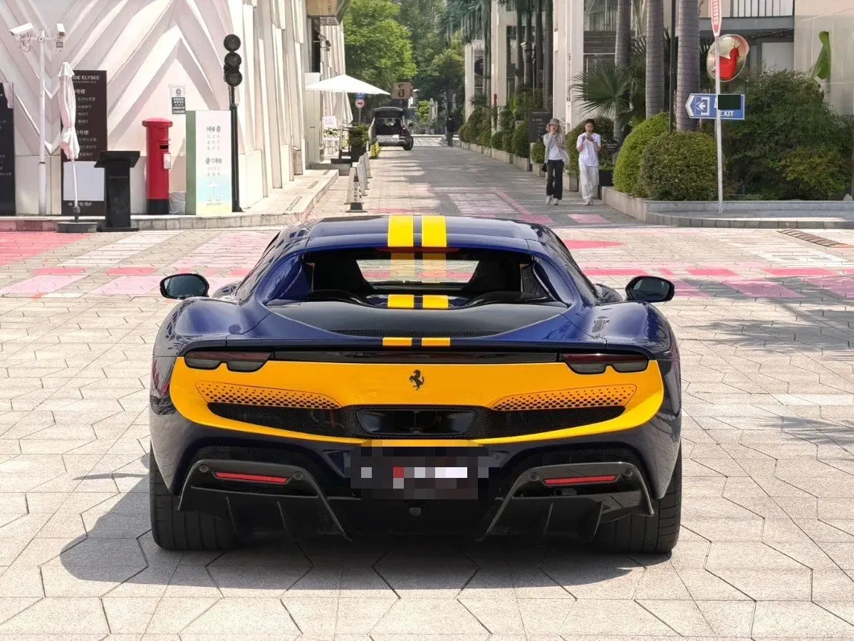 2021 Ferrari 296 3.0T 663HP V6 8DCT PHEV 7.45KWH,autocango,china used car exporter,china ev exporter,chinese used car exporter,chinese used ev exporter