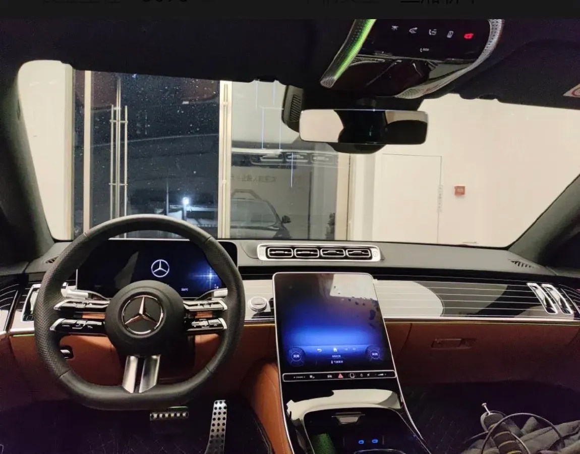 2023 Mercedes-Benz S Class 2.5T 367HP L6 9AT,autocango,china used car exporter,china ev exporter,chinese used car exporter,chinese used ev exporter