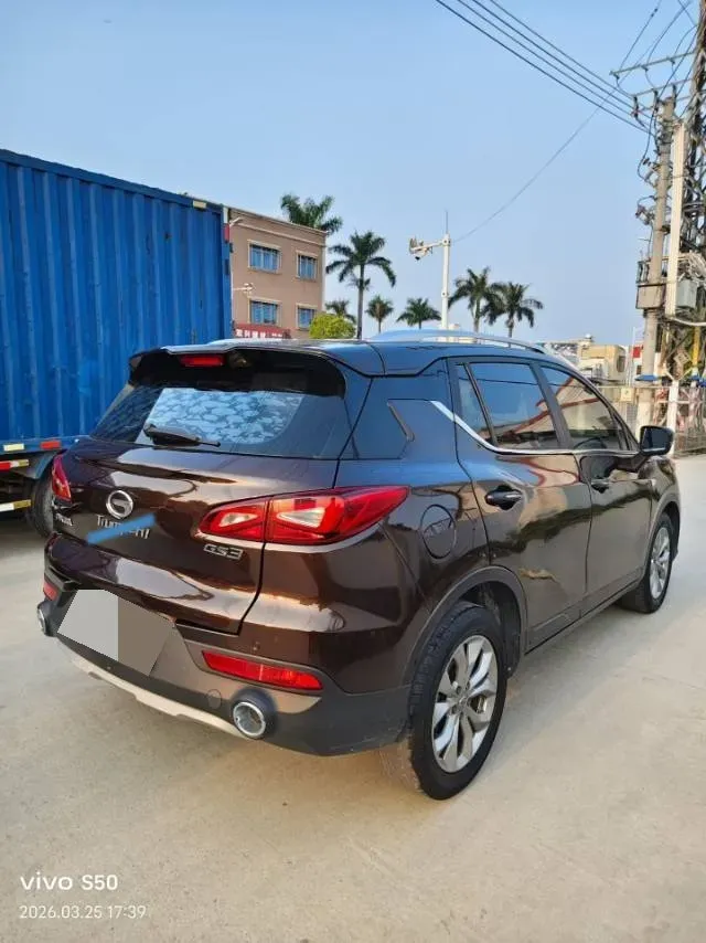 2017 GAC Trumpchi GS3 1.5L 114HP L4 6AT,autocango,china used car exporter,china ev exporter,chinese used car exporter,chinese used ev exporter
