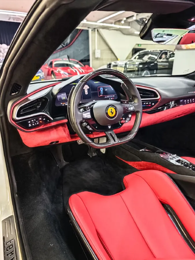 2021 Ferrari 296 3.0T 663HP V6 8DCT PHEV 7.45KWH,autocango,china used car exporter,china ev exporter,chinese used car exporter,chinese used ev exporter