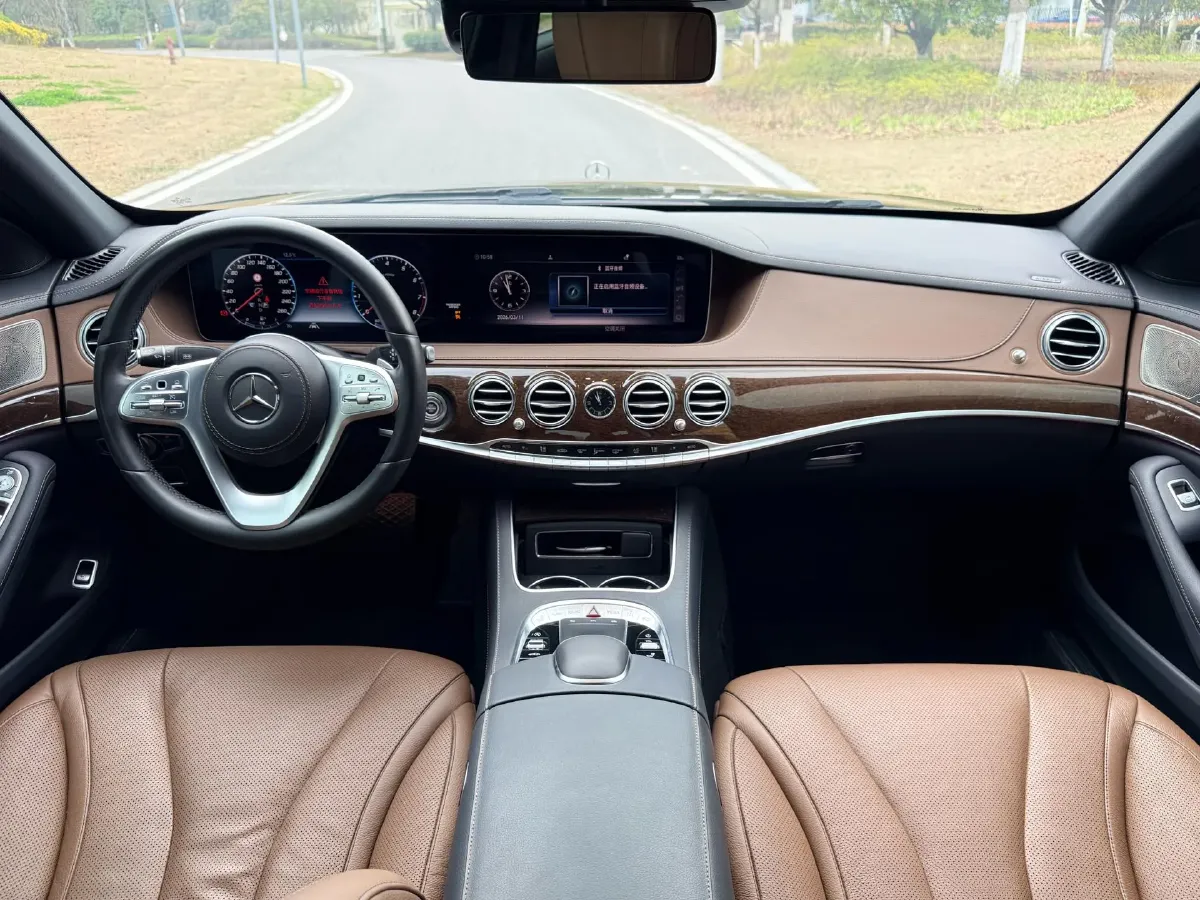 2020 Mercedes-Benz S Class 3.0T 299HP L6 9AT,autocango,china used car exporter,china ev exporter,chinese used car exporter,chinese used ev exporter