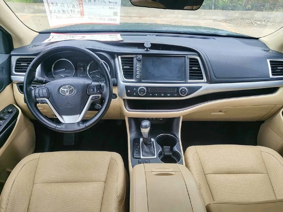 2018 Toyota Highlander 2.0T 220HP L4 6AT,autocango,china used car exporter,china ev exporter,chinese used car exporter,chinese used ev exporter