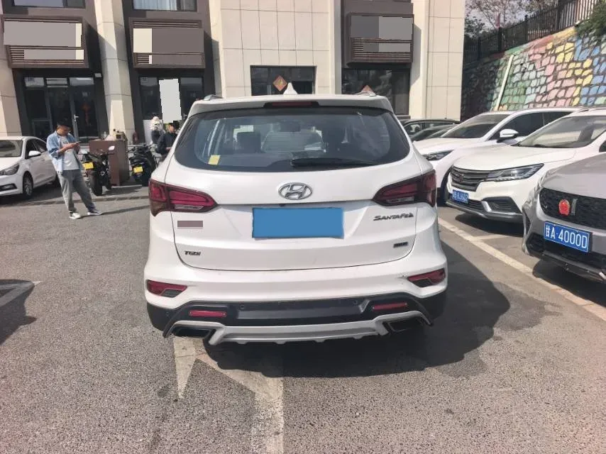 2017 Hyundai Santafe 2.0T 245HP L4 6AT,autocango,china used car exporter,china ev exporter,chinese used car exporter,chinese used ev exporter