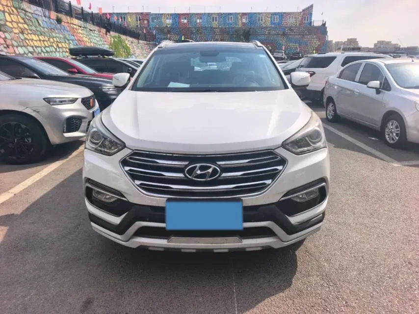 2017 Hyundai Santafe 2.0T 245HP L4 6AT,autocango,china used car exporter,china ev exporter,chinese used car exporter,chinese used ev exporter