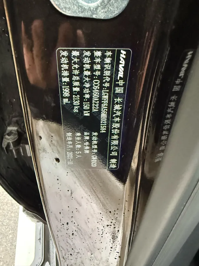 2021 Haval Dargo 2.0T 211HP L4 7DCT,autocango,china used car exporter,china ev exporter,chinese used car exporter,chinese used ev exporter