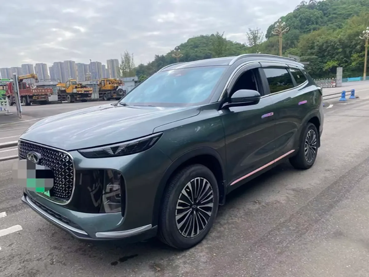 2025 Chery Tiggo8 PLUS C-DM 1.5T 156HP L4 1DHT PHEV,autocango,china used car exporter,china ev exporter,chinese used car exporter,chinese used ev exporter