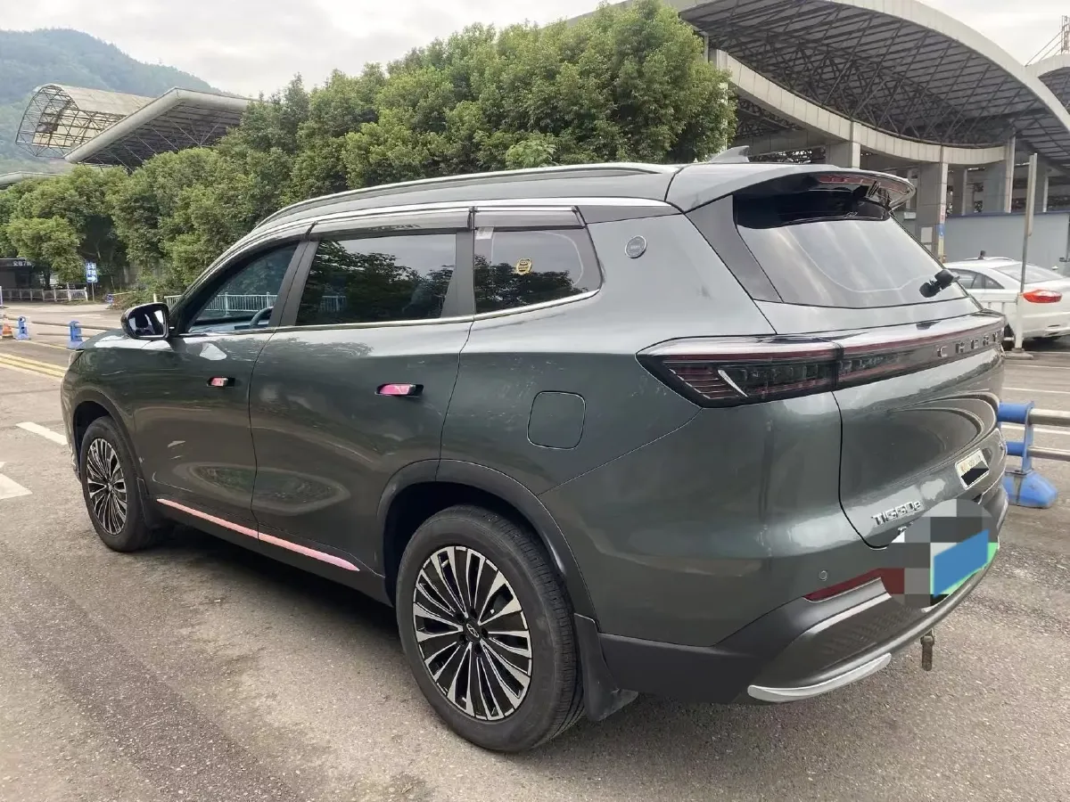 2025 Chery Tiggo8 PLUS C-DM 1.5T 156HP L4 1DHT PHEV,autocango,china used car exporter,china ev exporter,chinese used car exporter,chinese used ev exporter