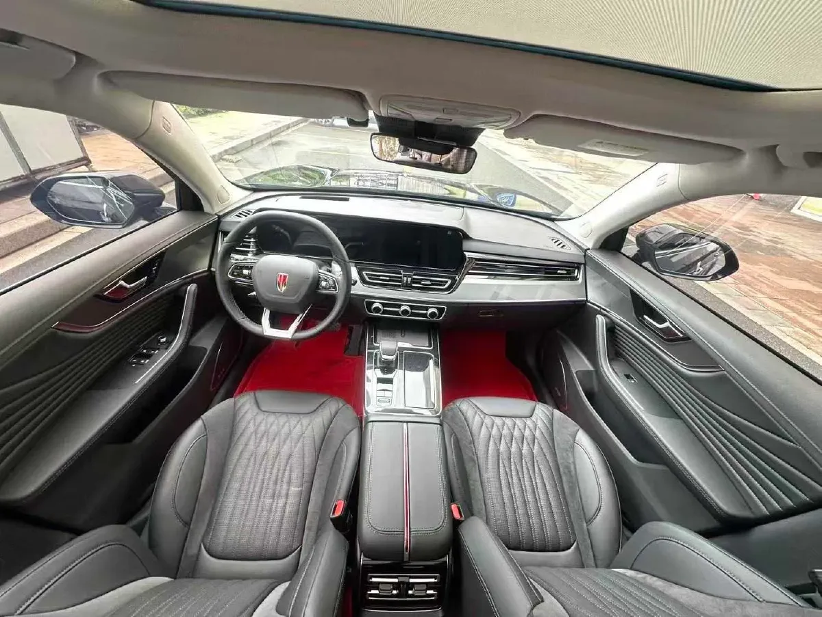 2023 HongQi HS5 2.0T 252HP L4 8AT,autocango,china used car exporter,china ev exporter,chinese used car exporter,chinese used ev exporter