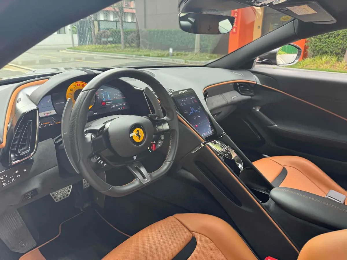 2020 Ferrari Roma 3.9T 620HP V8 8DCT,autocango,china used car exporter,china ev exporter,chinese used car exporter,chinese used ev exporter
