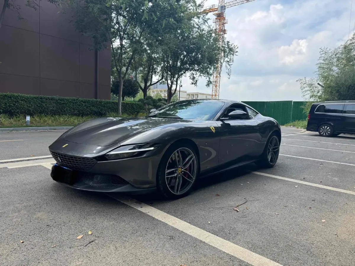 2020 Ferrari Roma 3.9T 620HP V8 8DCT,autocango,china used car exporter,china ev exporter,chinese used car exporter,chinese used ev exporter