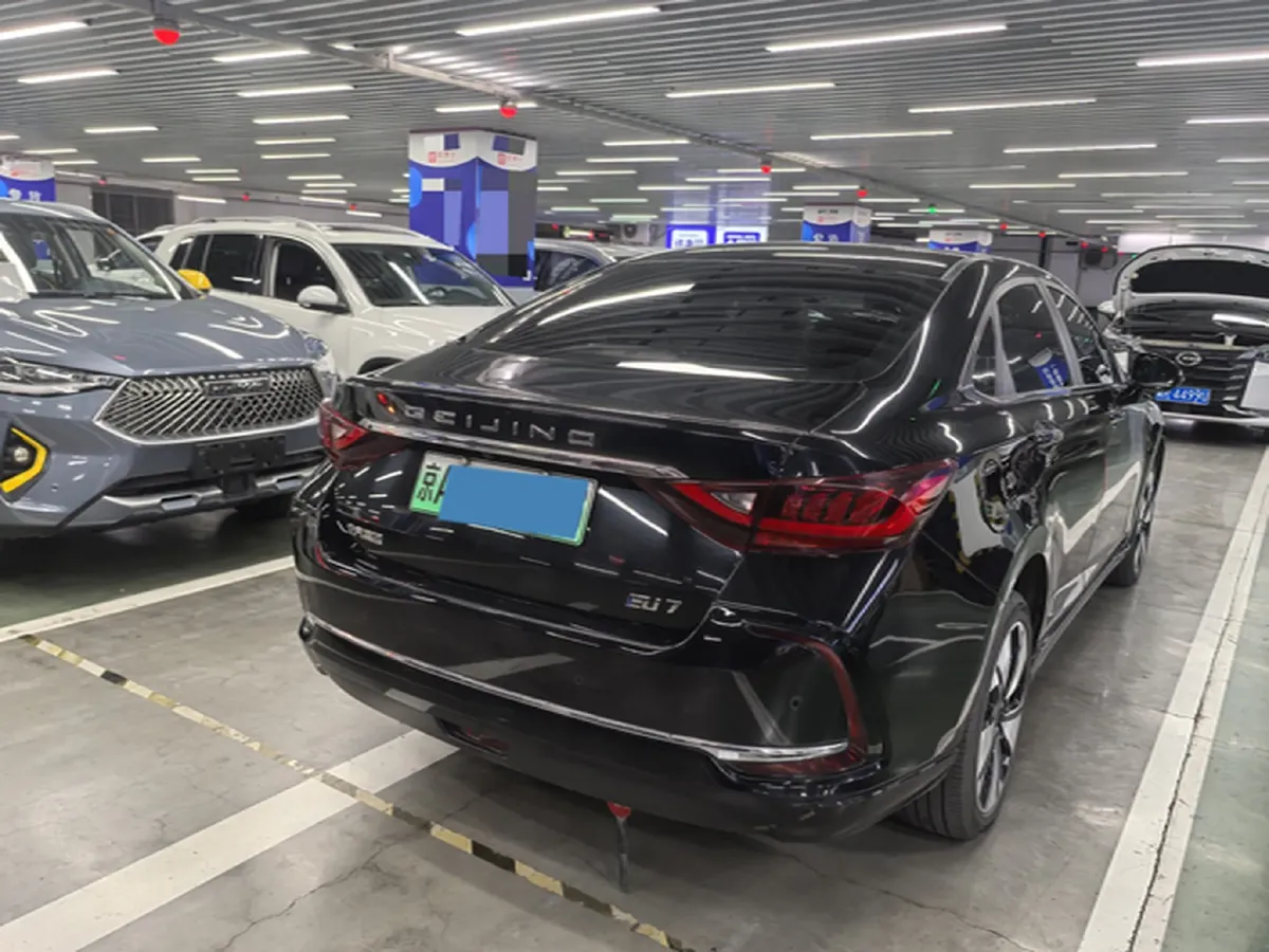 2019 BeiJing Auto EU7 BEV 60.225KWH,autocango,china used car exporter,china ev exporter,chinese used car exporter,chinese used ev exporter