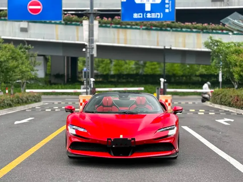 2021 Ferrari SF90 3.9T 781HP V8 8DCT PHEV 7.9KWH,autocango,china used car exporter,china ev exporter,chinese used car exporter,chinese used ev exporter