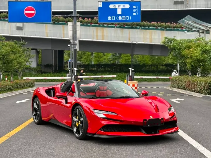2021 Ferrari SF90 3.9T 781HP V8 8DCT PHEV 7.9KWH,autocango,china used car exporter,china ev exporter,chinese used car exporter,chinese used ev exporter