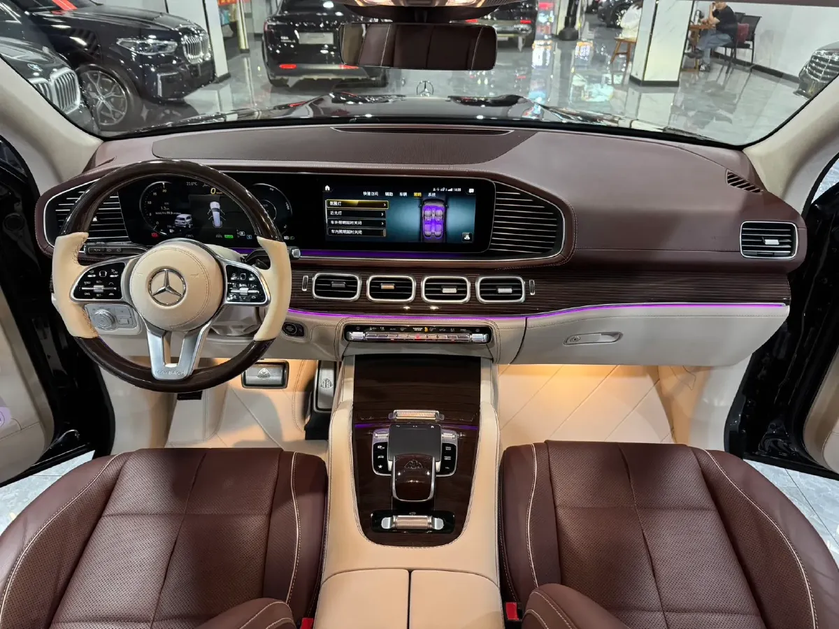 2022 Mercedes-Benz Maybach GLS 3.0T 367HP L6 9AT,autocango,china used car exporter,china ev exporter,chinese used car exporter,chinese used ev exporter