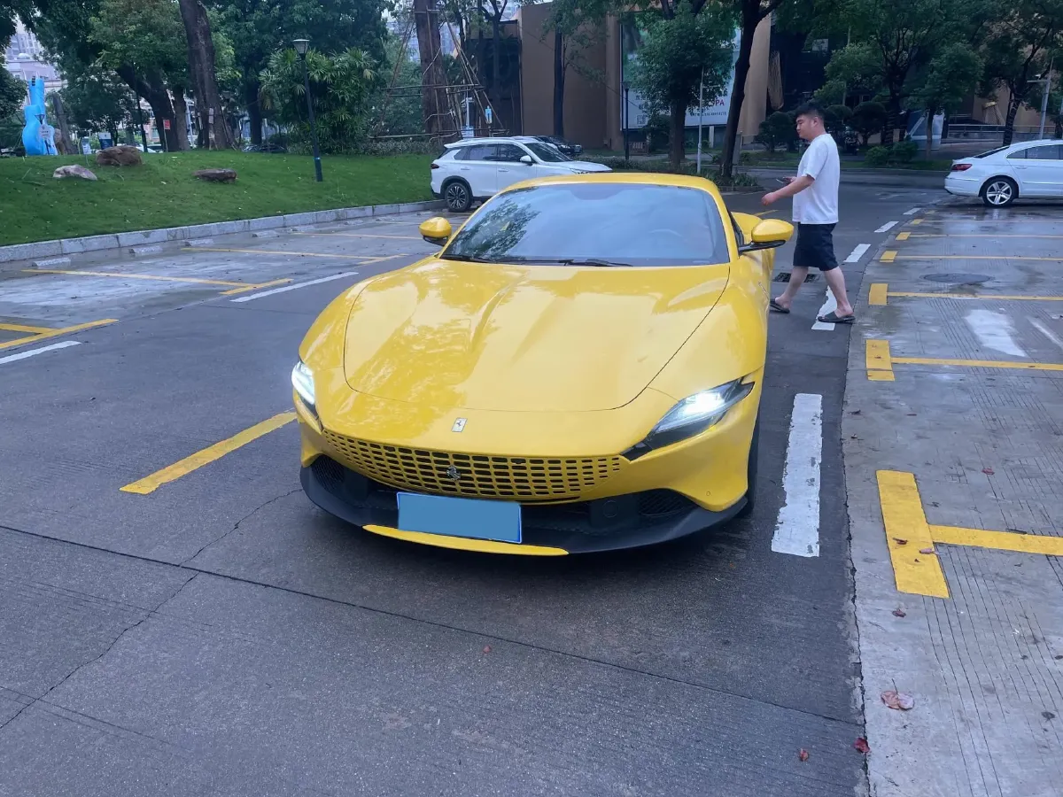 2020 Ferrari Roma 3.9T 620HP V8 8DCT,autocango,china used car exporter,china ev exporter,chinese used car exporter,chinese used ev exporter