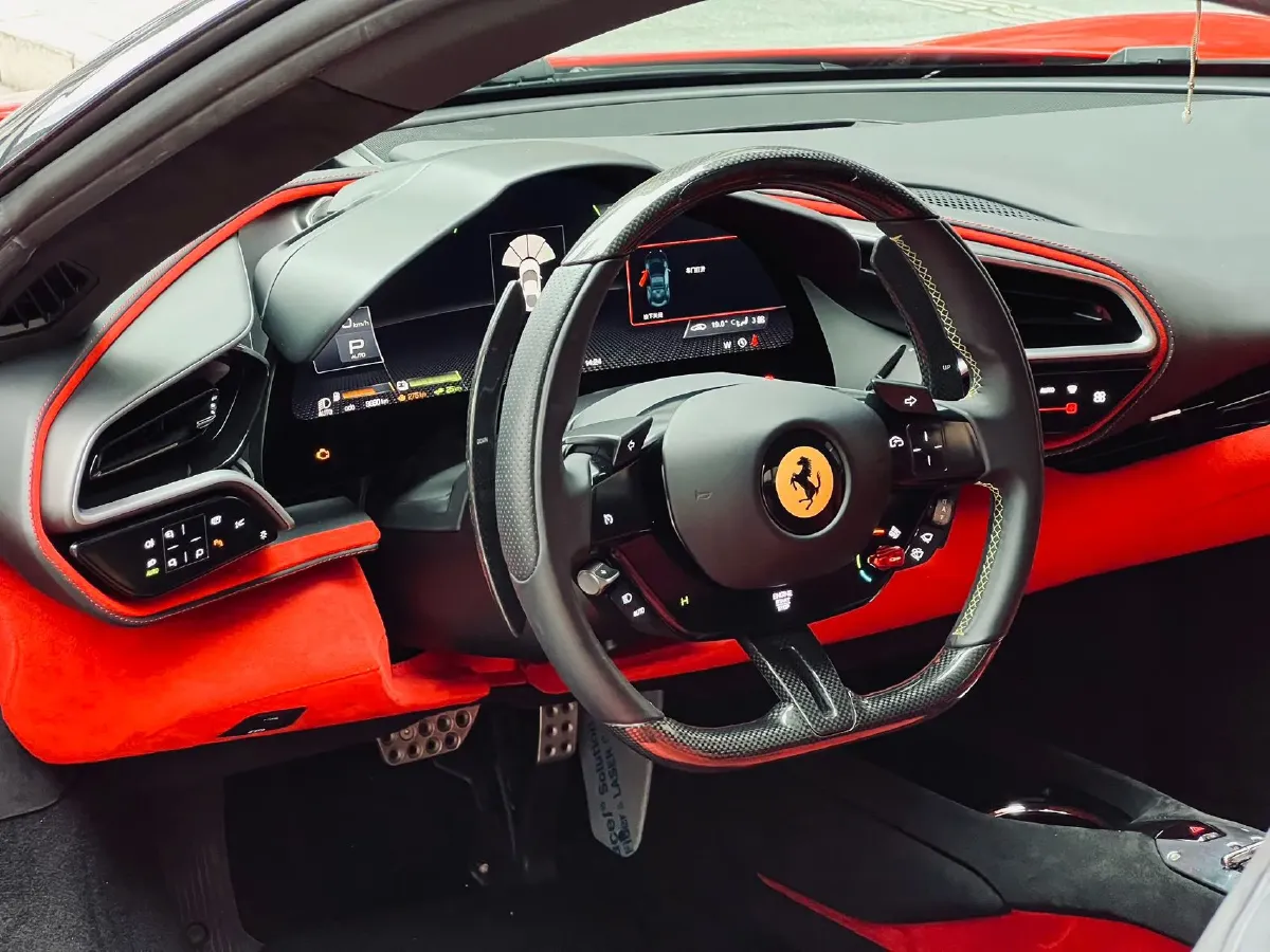 2021 Ferrari 296 3.0T 663HP V6 8DCT PHEV 7.45KWH,autocango,china used car exporter,china ev exporter,chinese used car exporter,chinese used ev exporter