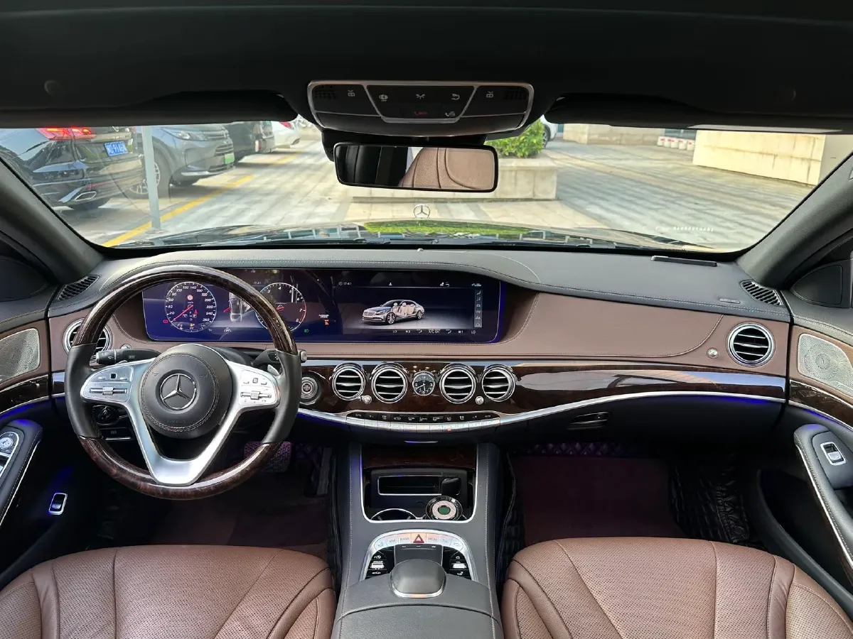 2020 Mercedes-Benz S Class 3.0T 299HP L6 9AT,autocango,china used car exporter,china ev exporter,chinese used car exporter,chinese used ev exporter