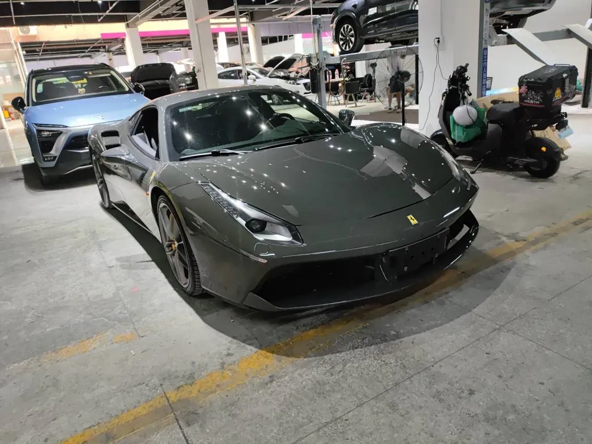 2015 Ferrari 488 3.9T 670HP V8 7DCT,autocango,china used car exporter,china ev exporter,chinese used car exporter,chinese used ev exporter