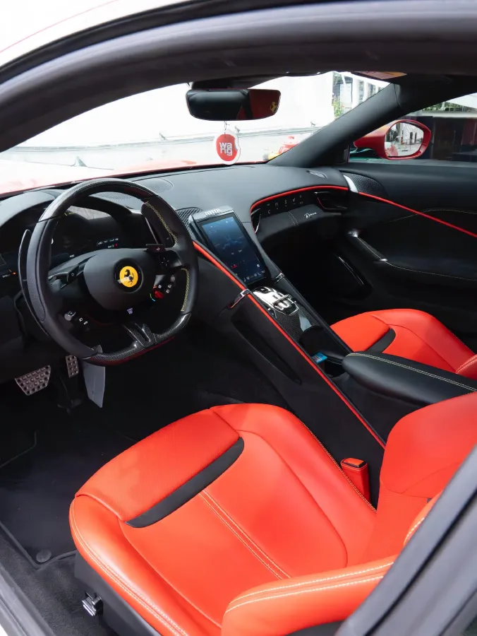 2020 Ferrari Roma 3.9T 620HP V8 8DCT,autocango,china used car exporter,china ev exporter,chinese used car exporter,chinese used ev exporter