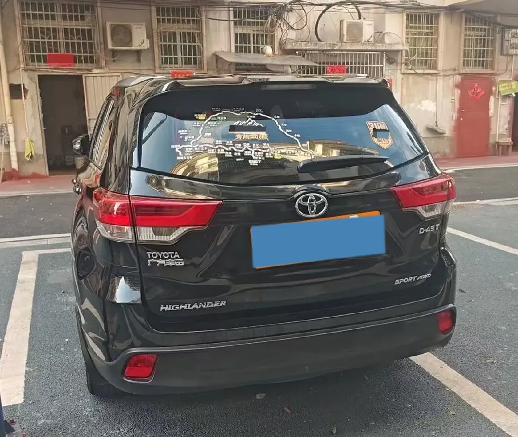 2018 Toyota Highlander 2.0T 220HP L4 6AT,autocango,china used car exporter,china ev exporter,chinese used car exporter,chinese used ev exporter