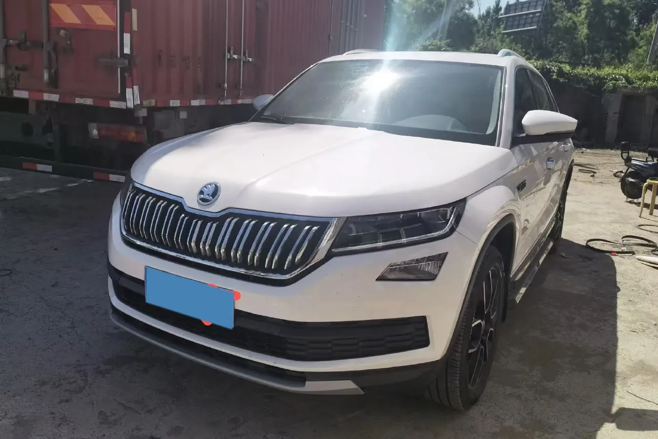2018 Skoda Kodiak 2.0T 186HP L4 7DCT,autocango,china used car exporter,china ev exporter,chinese used car exporter,chinese used ev exporter