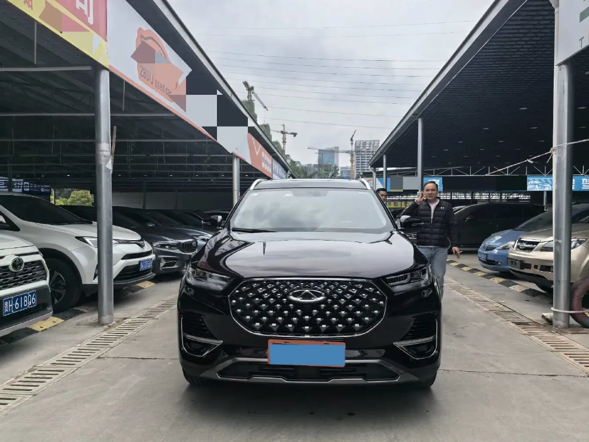 2021 Chery Tiggo 8 Plus 1.6T 197HP L4 7DCT,autocango,china used car exporter,china ev exporter,chinese used car exporter,chinese used ev exporter